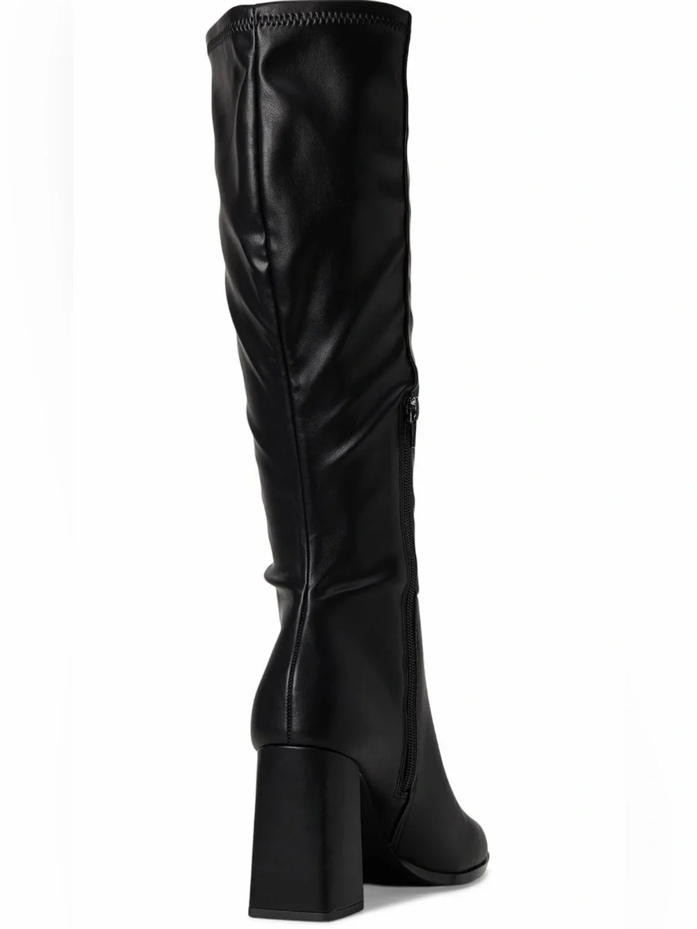Steve Madden Black Over-the-Knee Block Heel Boots